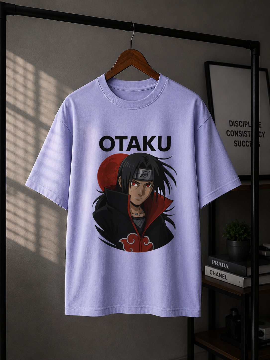 Otaku Itachi Anime Oversized T-Shirt | Premium Graphic Tee
