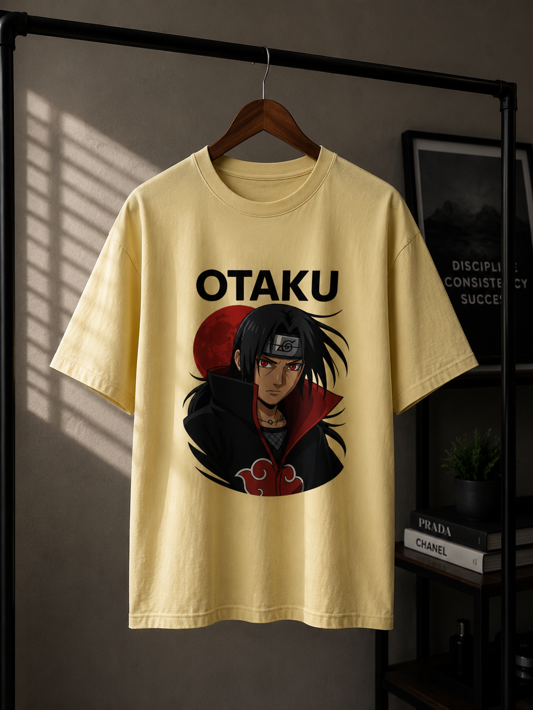 Otaku Itachi Anime Oversized T-Shirt | Premium Graphic Tee