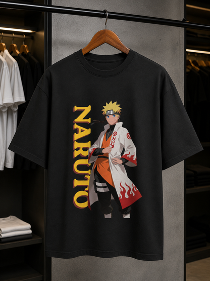 Naruto Oversized Anime T-Shirt | Premium 100% Cotton Unisex Tee |