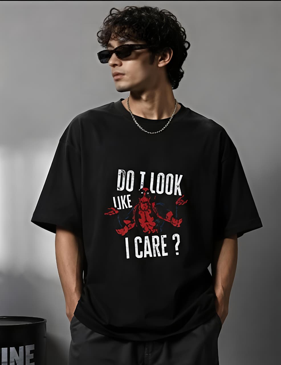 Deadpool Oversized Graphic T-Shirt || Unisex Terry Oversized Tee