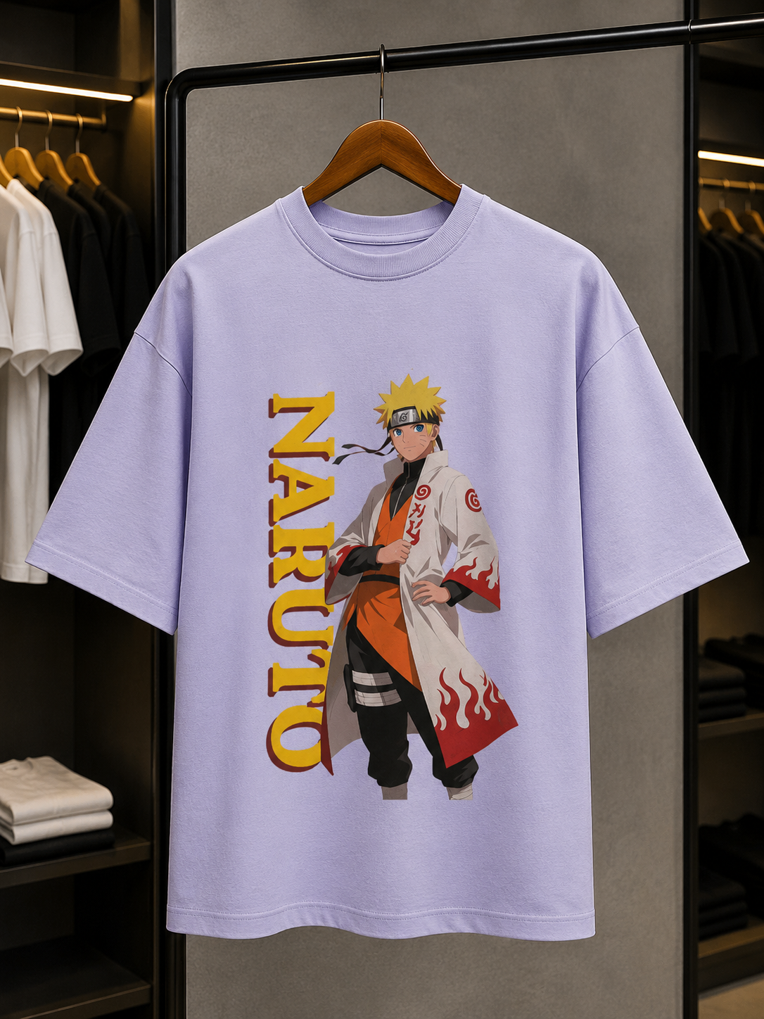 Naruto Oversized Anime T-Shirt | Premium 100% Cotton Unisex Tee |