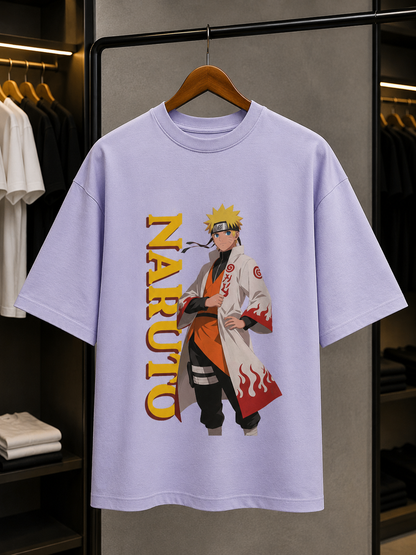 Naruto Oversized Anime T-Shirt | Premium 100% Cotton Unisex Tee |