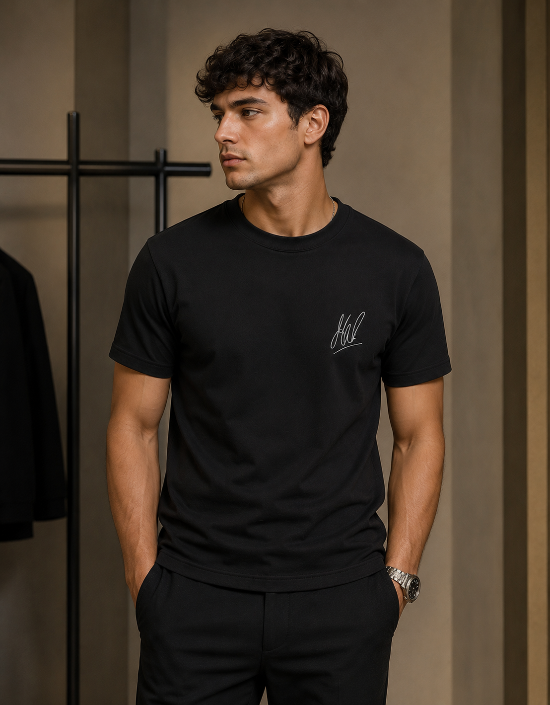 MS Dhoni T-Shirt | Front Signature & Back Tribute Print