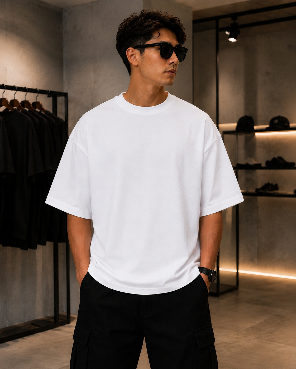 Zoro Back Print Oversized T-Shirt – Anime Edition